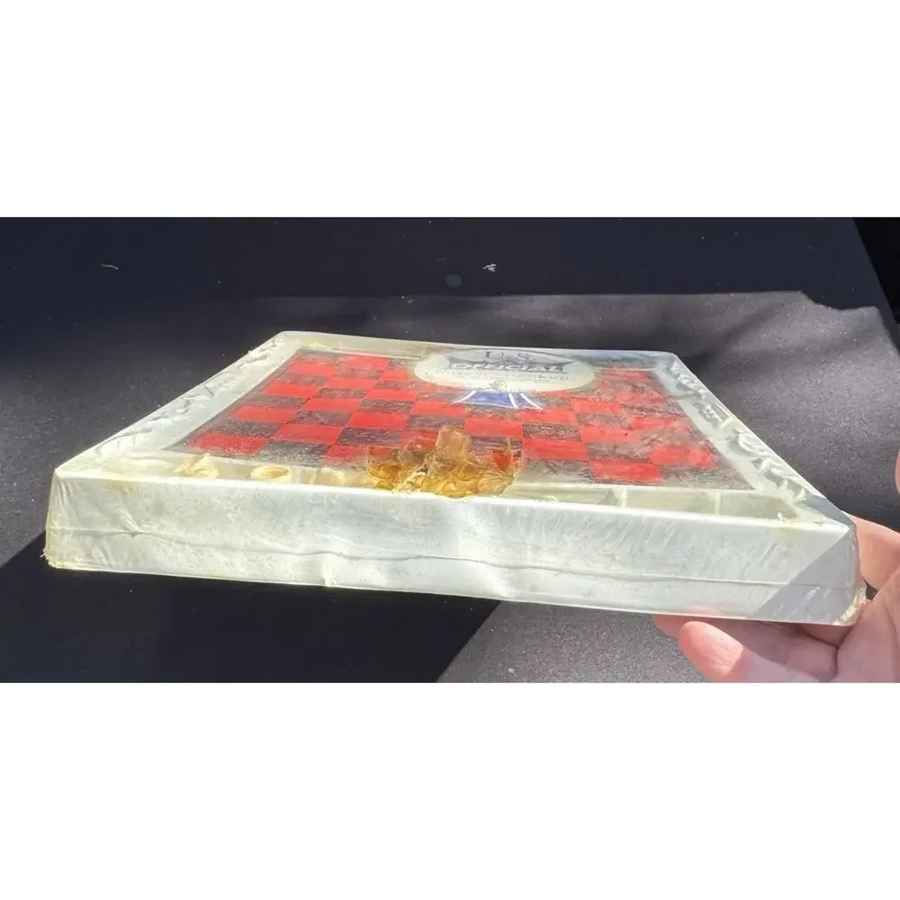 Vintage Pressman Toy Corp Checkers Chess Game New Sealed!